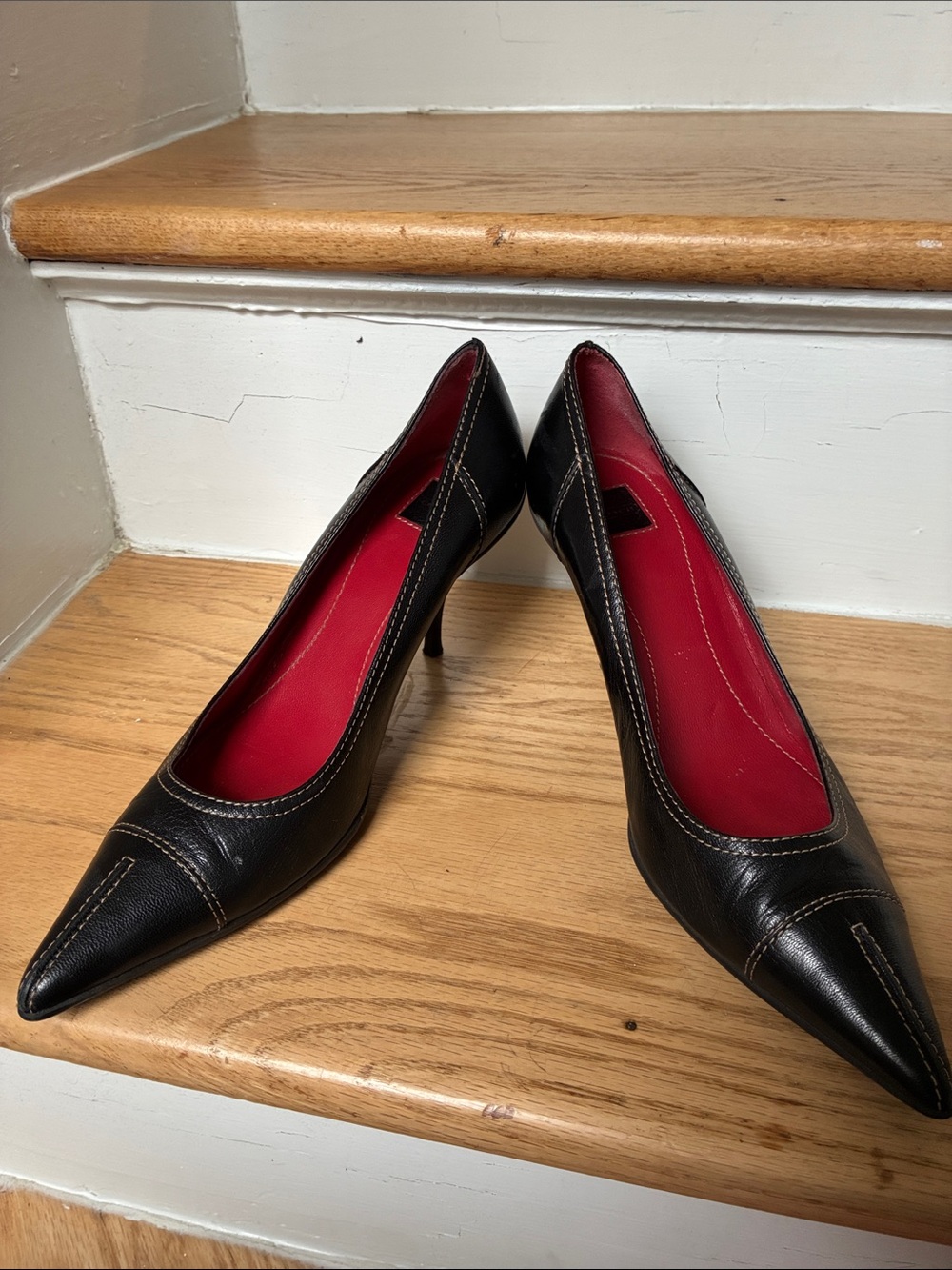 Coach Black leather pumps. SZ US9B or M